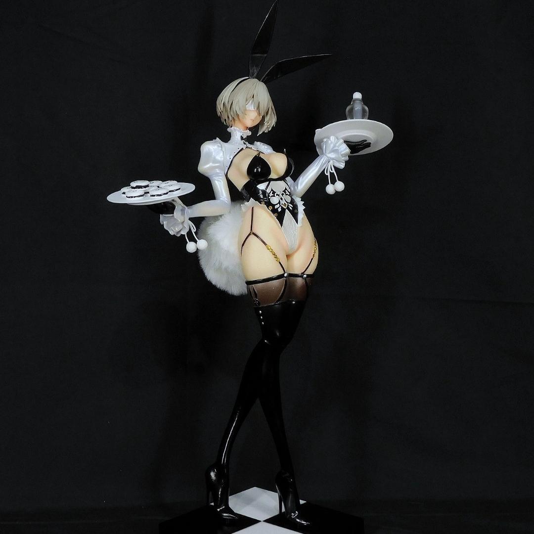 ニーアオートマタ　バニー 2B　頭部２種　1/4　フィギュア 専用箱　海外限定