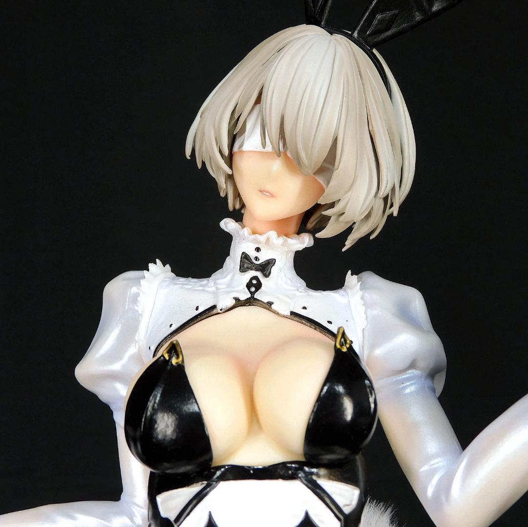 ニーアオートマタ　バニー 2B　頭部２種　1/4　フィギュア 専用箱　海外限定