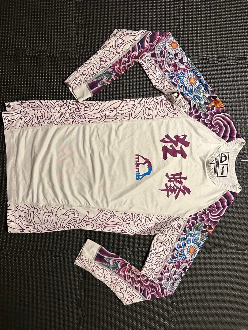 S-134様　山本 KID 狂蜂 ラッシュガード KRAZY BEE Mサイズ