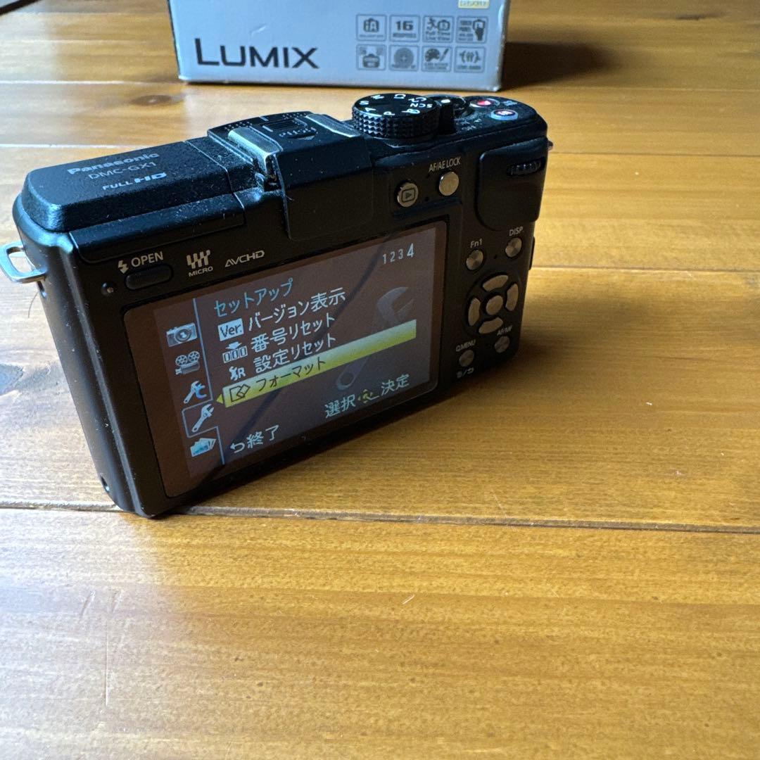 Panasonic LUMIX GX1 ミラーレス一眼 本体と充電器