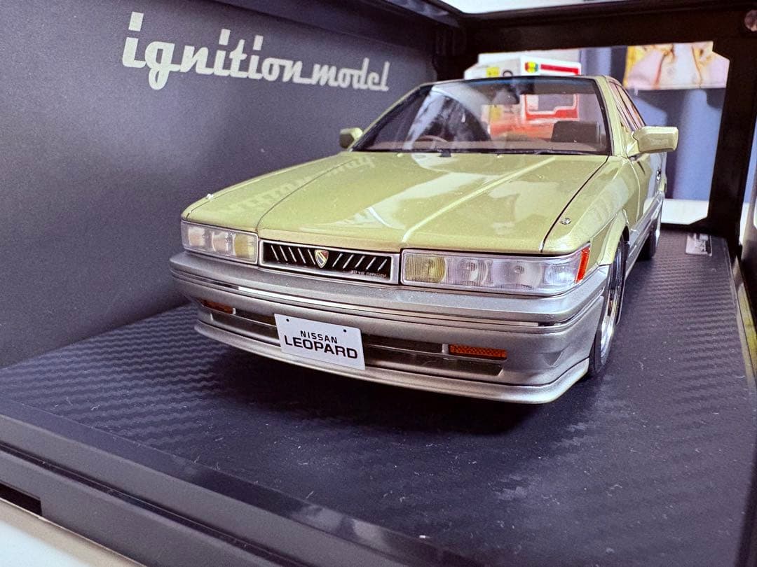 イグニッションモデル1/18 レパード前期アルティマBBSアルミ仕様！
