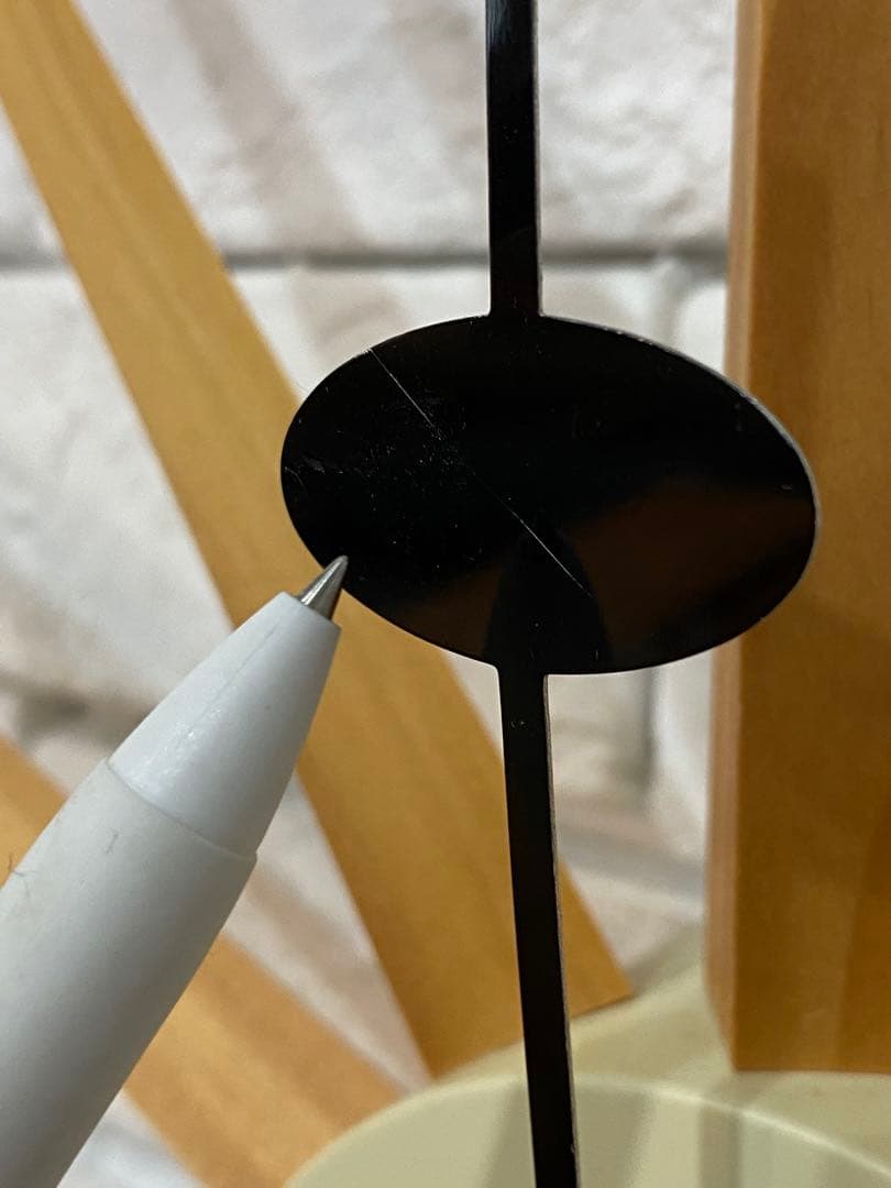 ②⭐️【全国送料無料】ビンテージ　ミッドセンチュリー　サンバースト クロック　時計