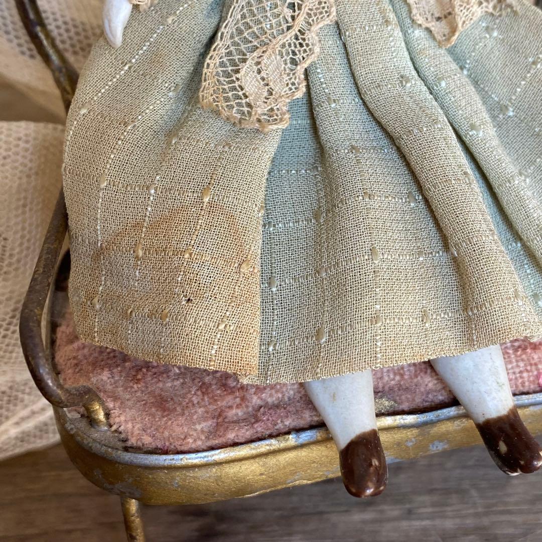 ドイツアンティーク チャイナヘッドドール 13cm