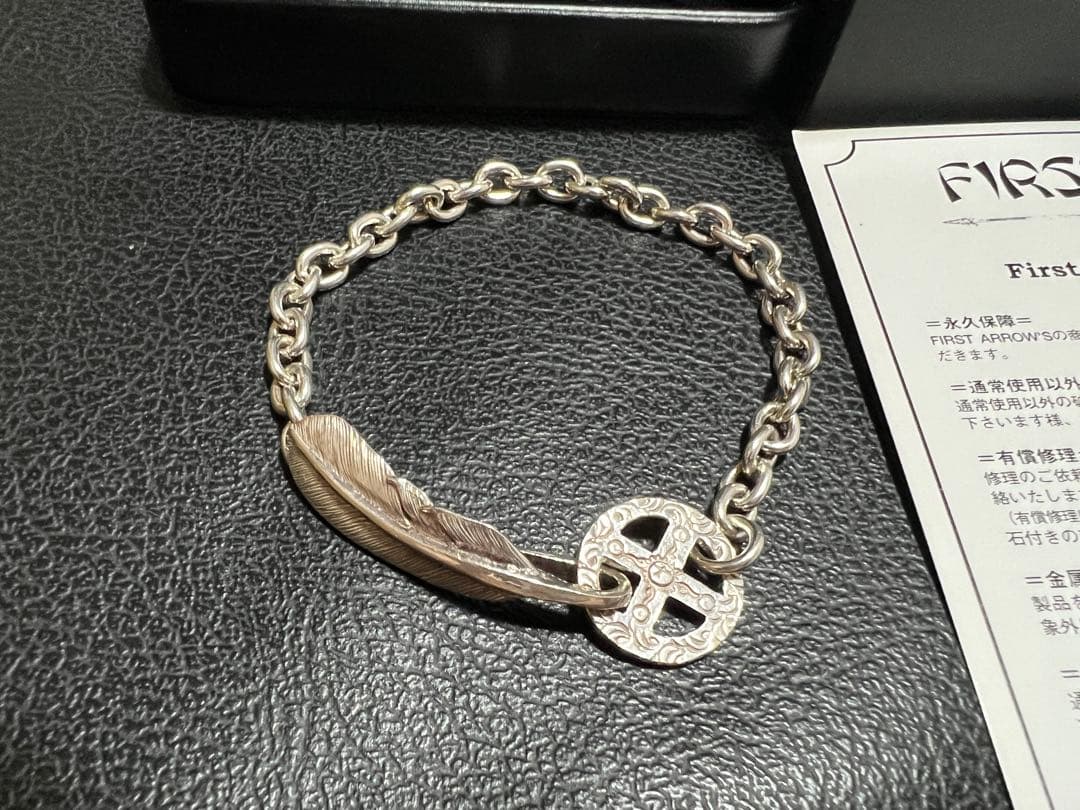 FIRSTARROW'S フェザーフック＋メディスンホイールチェーンブレスレット