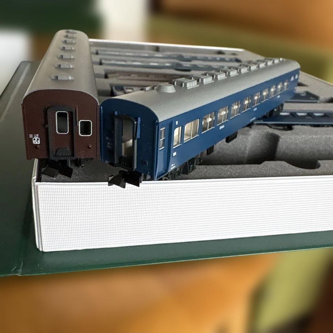 【新同】KATO 10-1302 10系寝台急行安芸7両セット⑧付属品未開封