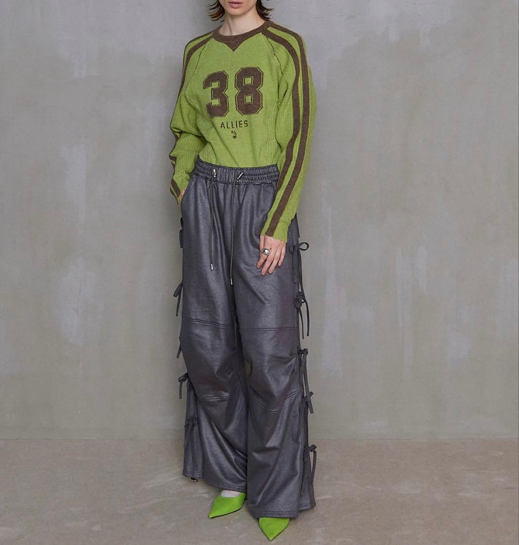 【Maison special】Side Ribbon Sweatpants新品