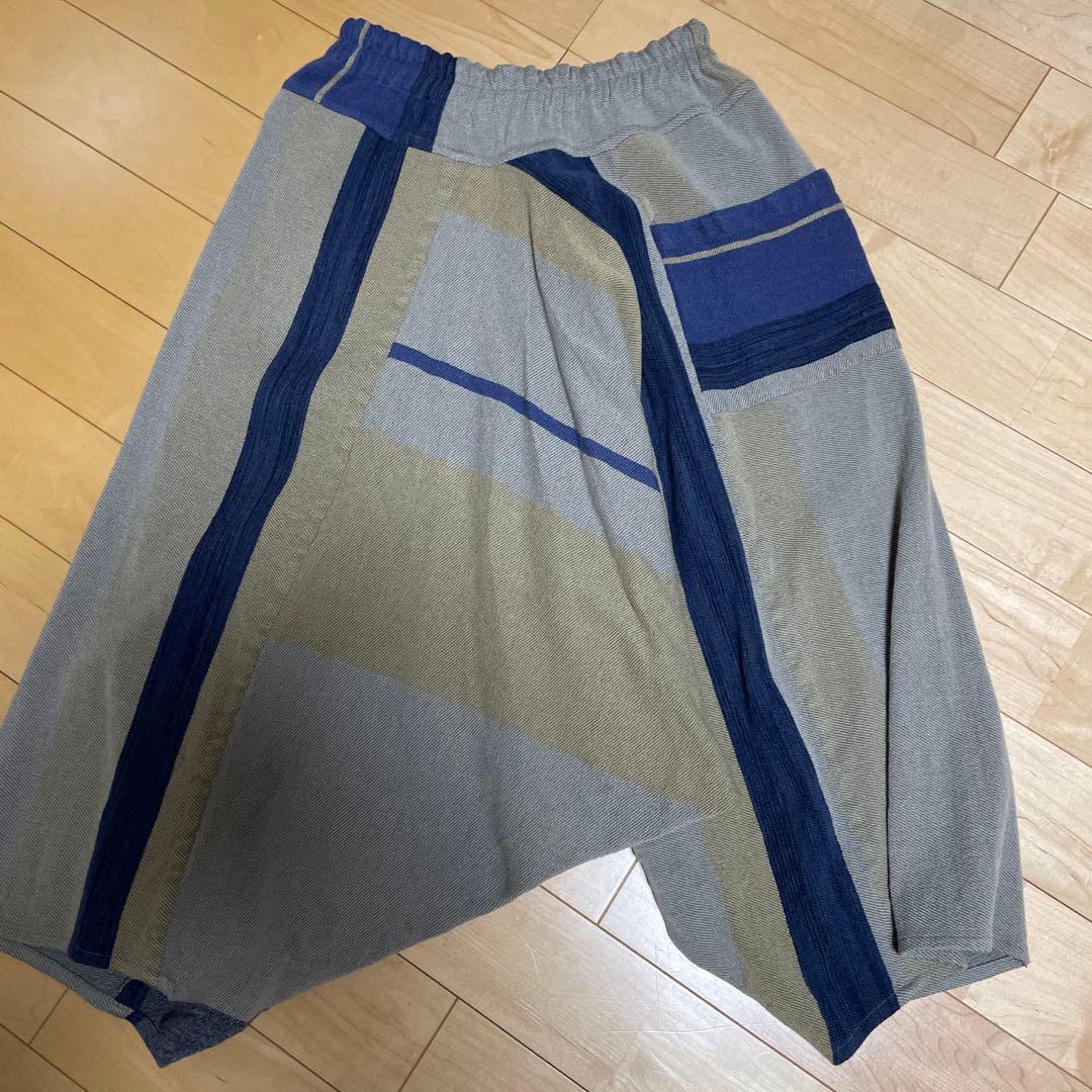 玉木新雌 ウールコットン タルン パンツ 2 ベージュtamaki niime