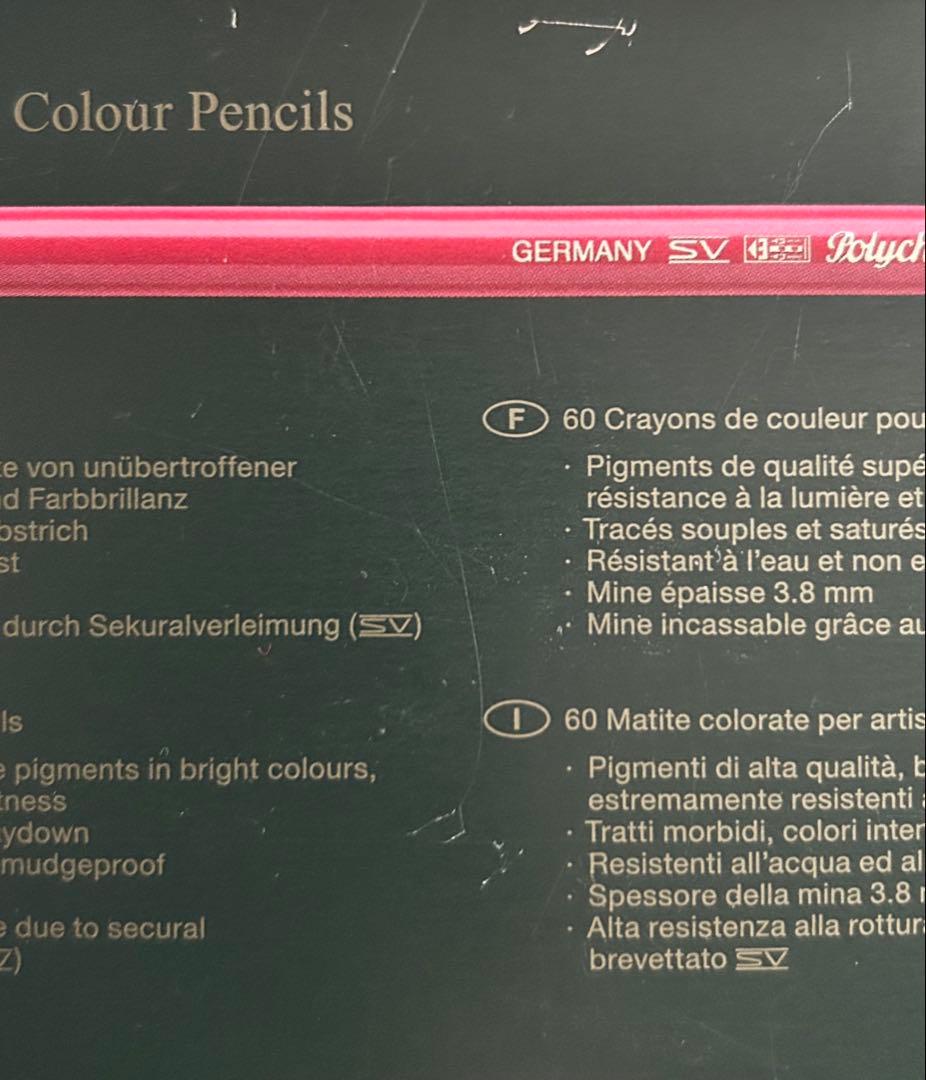 Faber-Castell ポリクロモス色鉛筆 60本セット
