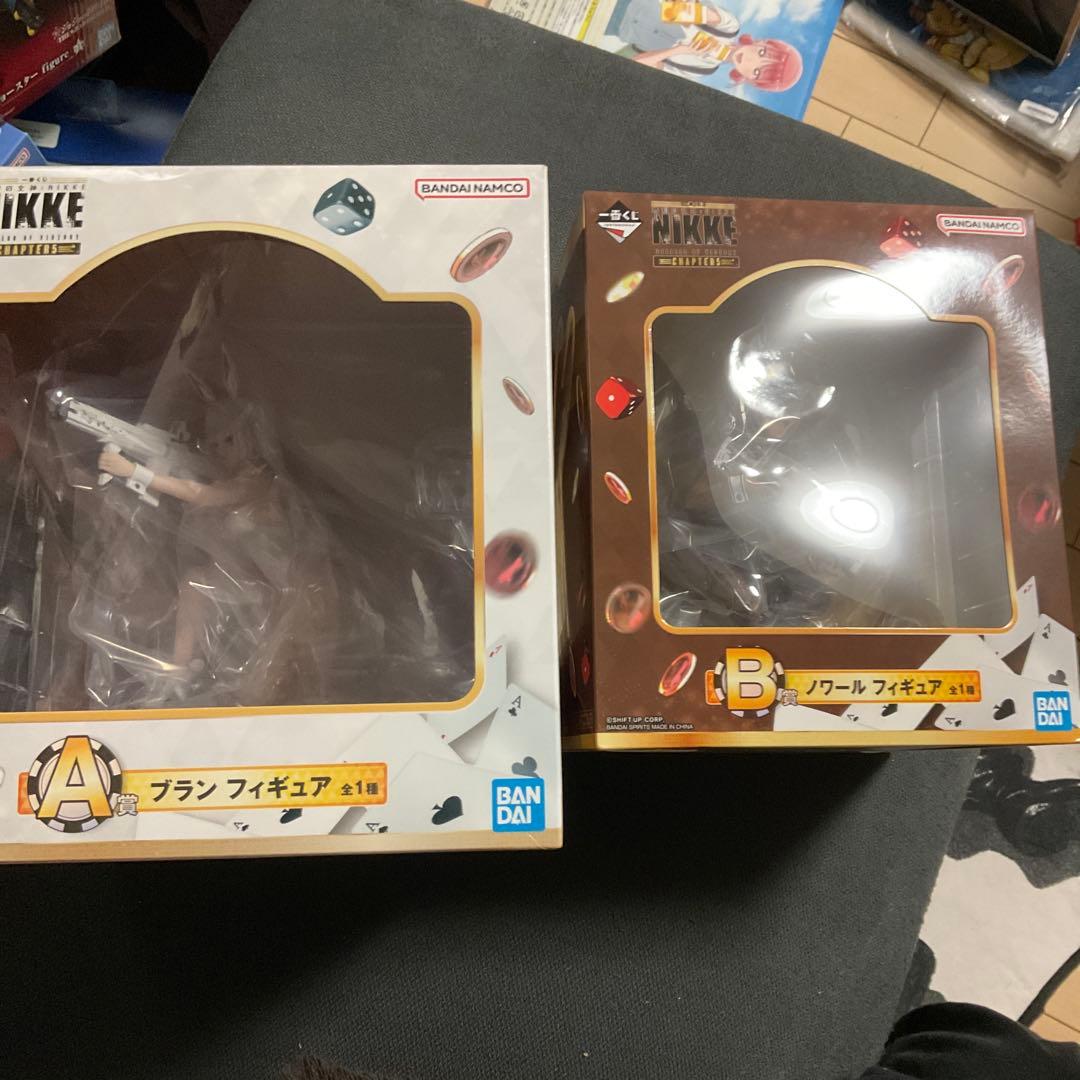 一番くじ 勝利の女神　NIKKE ニケ　A賞ブラン、B賞ノワールフィギュアセット
