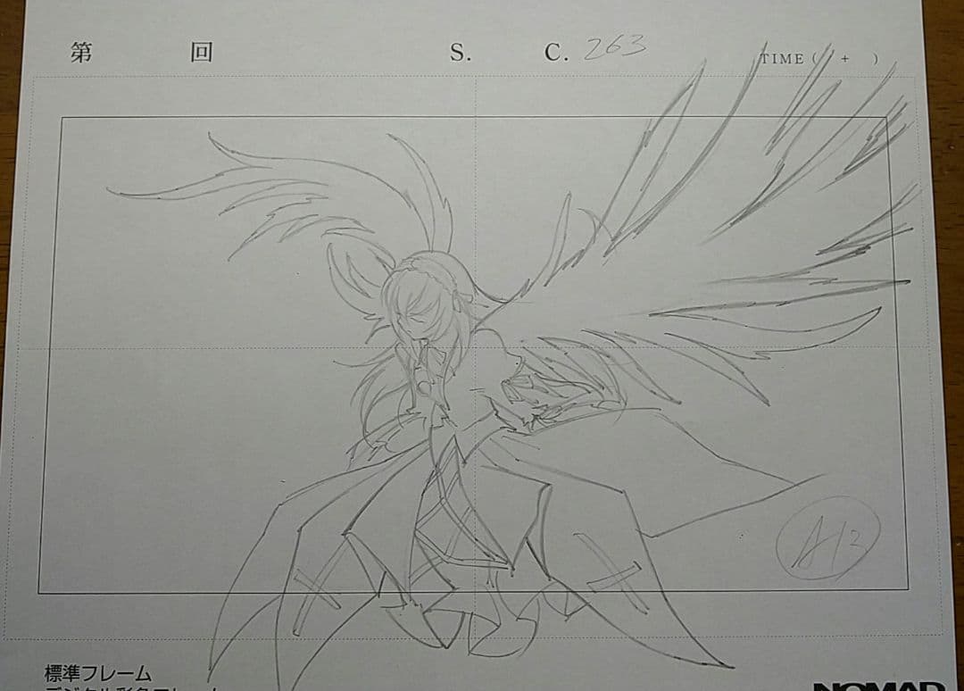 ローゼンメイデン　水銀燈　直筆原画2