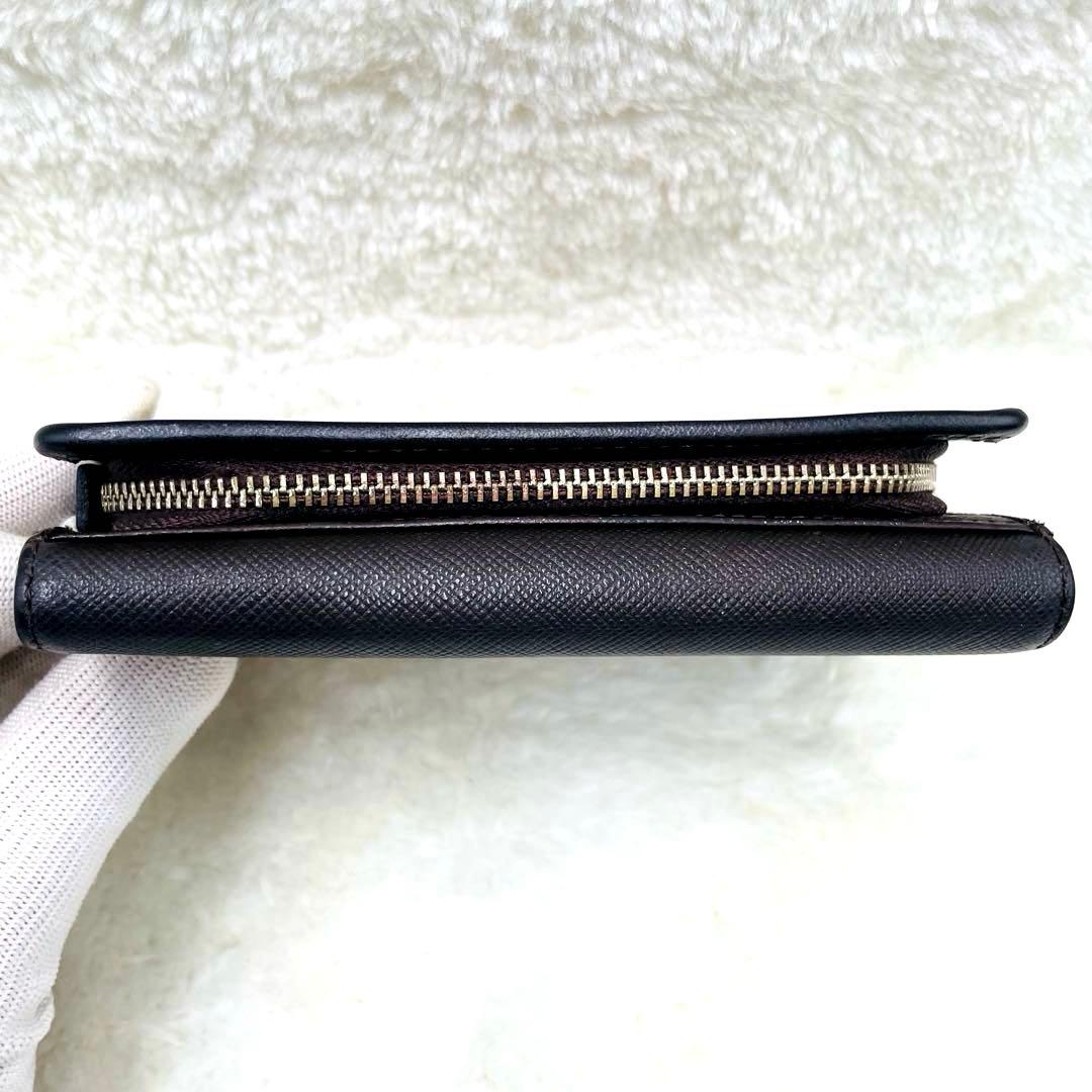 美品 Burberry バーバリー 三つ折り 財布 ノバチェック キャンバス