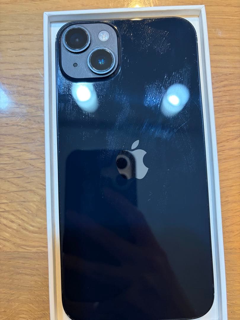 iPhone 14 128GB 画面にひびあり