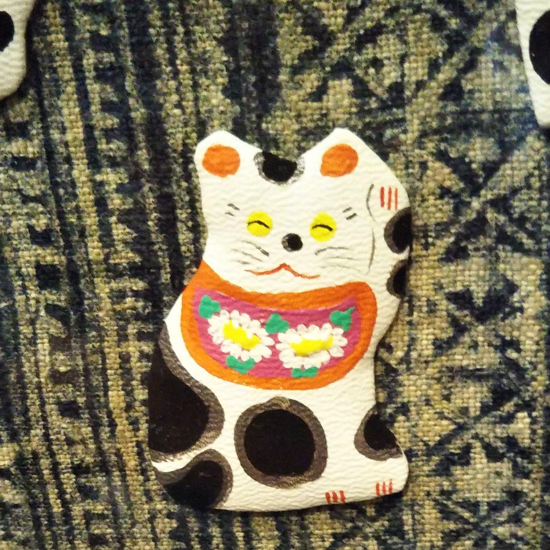 猫8匹押絵　縁起物額装