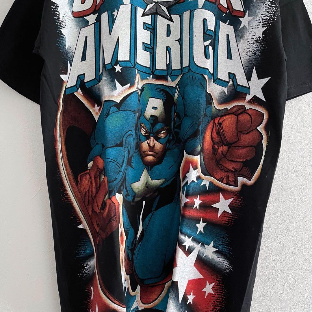 キャプテン・アメリカ Tシャツ XLサイズ 漫画 コミック アニメ ビンテージ