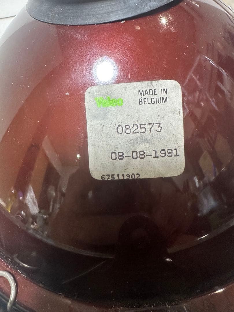 希少当時物180πシビエ凹レンズ付ヘッドライト/マーシャルCIBIE