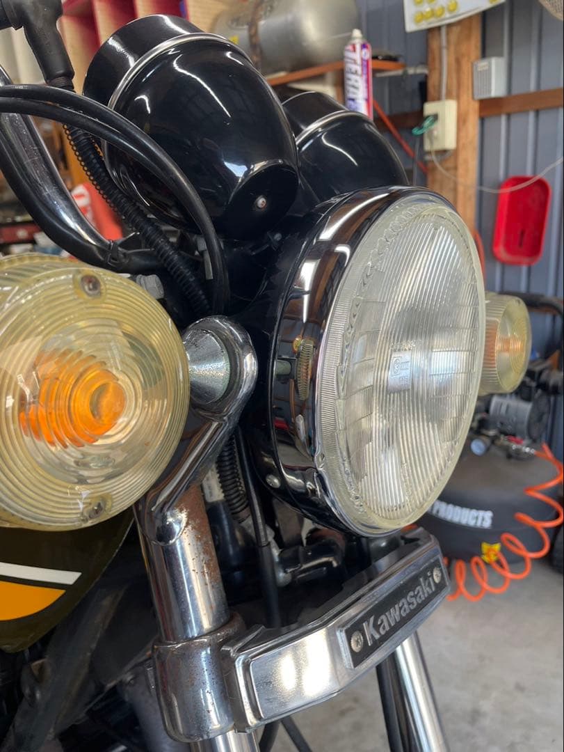 希少当時物180πシビエ凹レンズ付ヘッドライト/マーシャルCIBIE