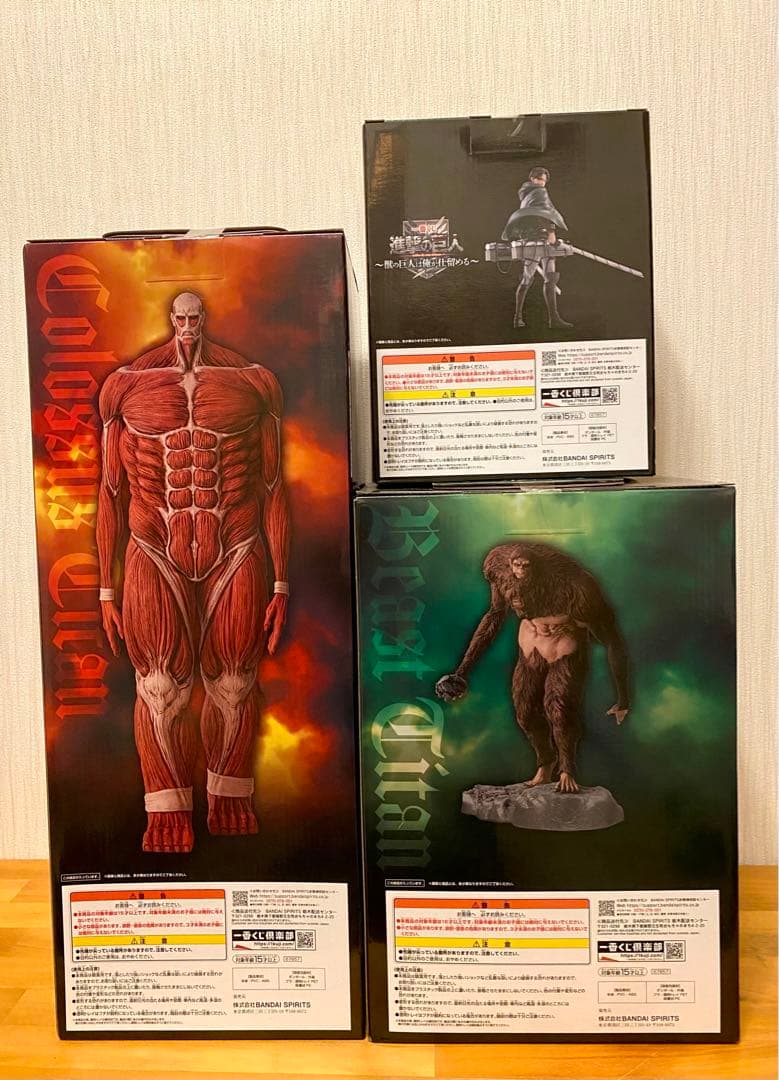 進撃の巨人 ⋆✦ 一番くじ / A賞 B賞 ラストワン賞まとめ売り 。:+*.゜