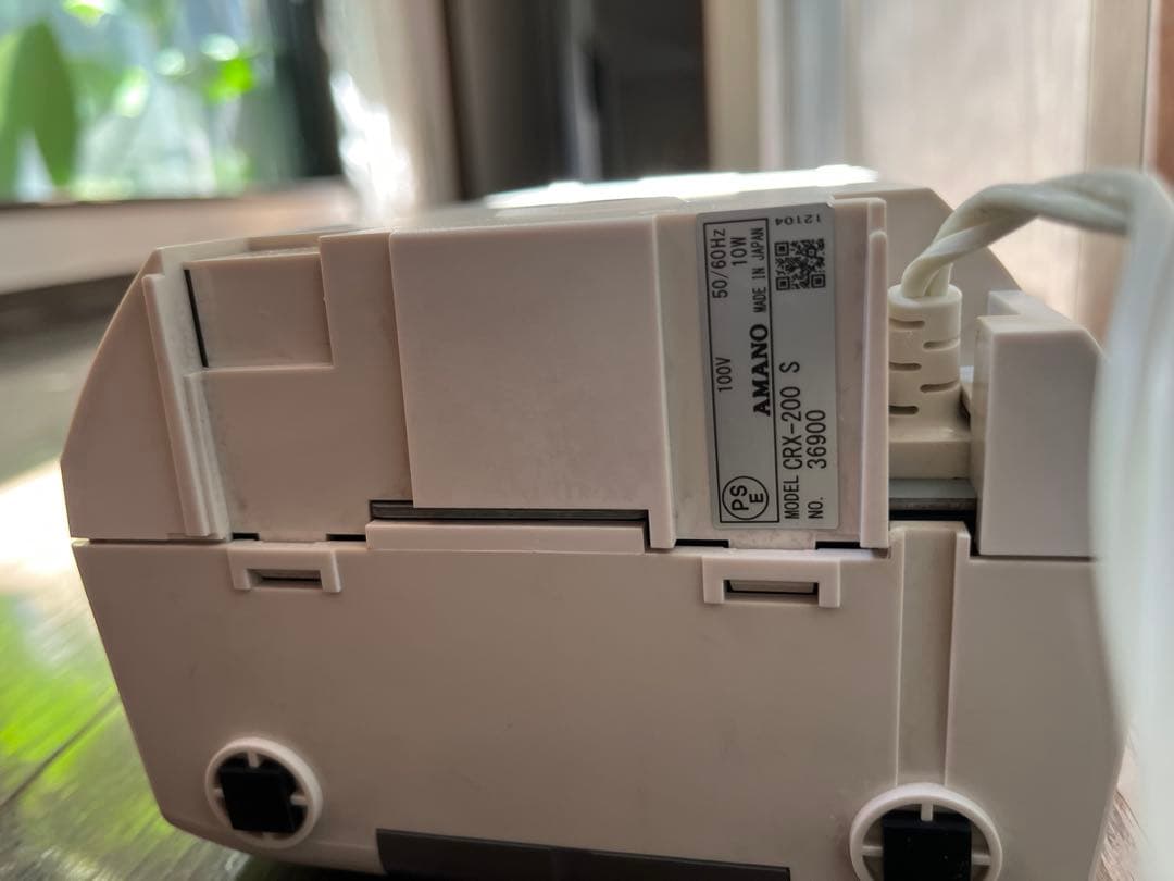 タイムレコーダー　AMANO CRX-200