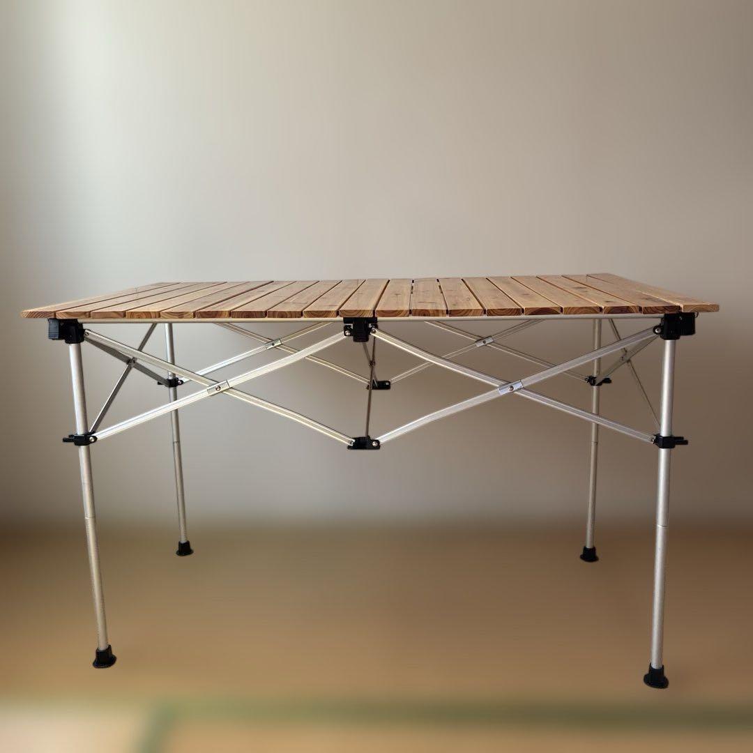 Coleman ナチュラルウッドローテーブル110