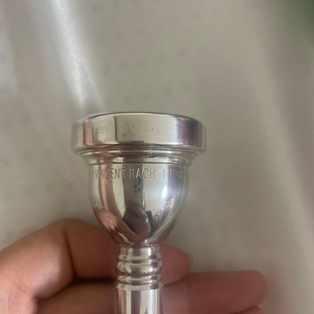 VINCENT BACH トロンボーンマウスピース 1-1/4G