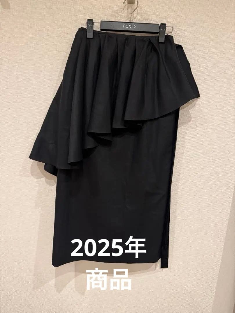 ADORE チンツギャバスカート 36 ブラック 2WAY '25年商品