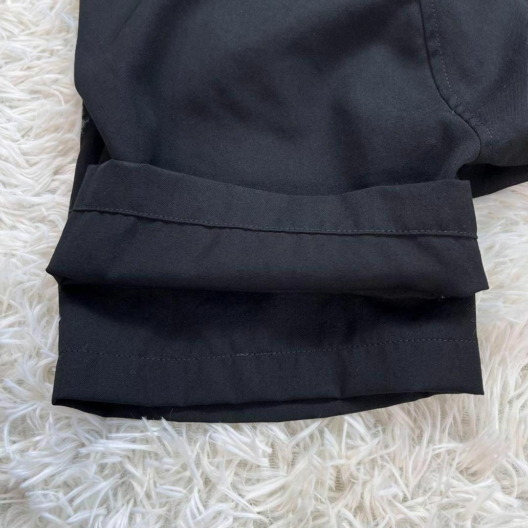 【美品】yohji yamamoto　シワギャバ サルエル パンツ　ブラック　黒