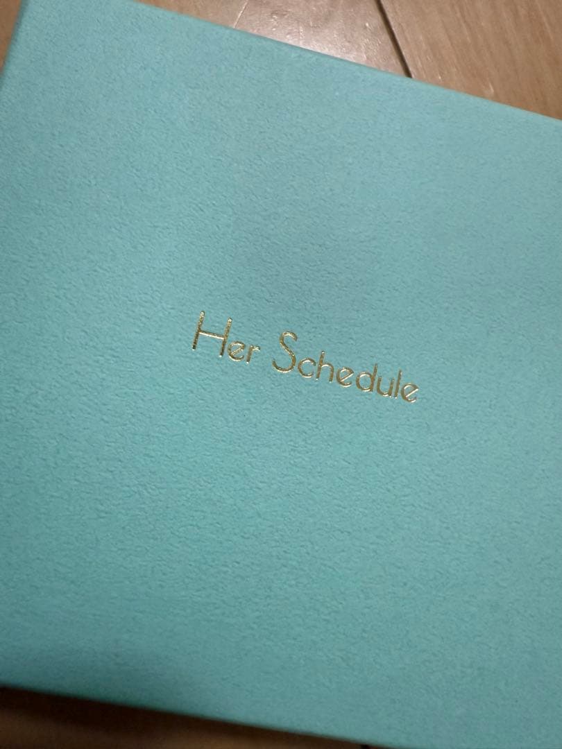 ごんさま専用　　Her Schedule 二つ折り財布 青系