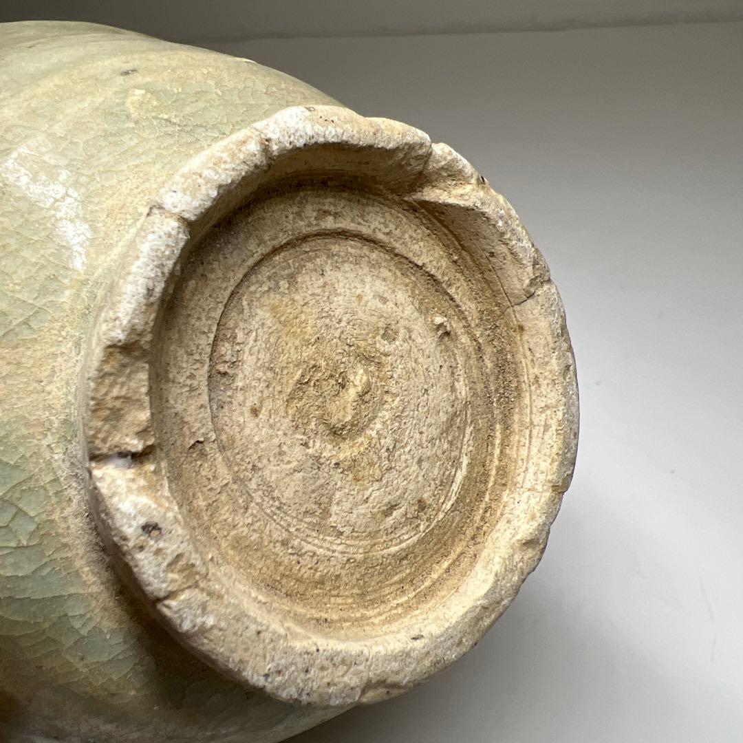 中国明時代　青磁鉢　口径12.3㎝　東Y7-0623⭐︎2F