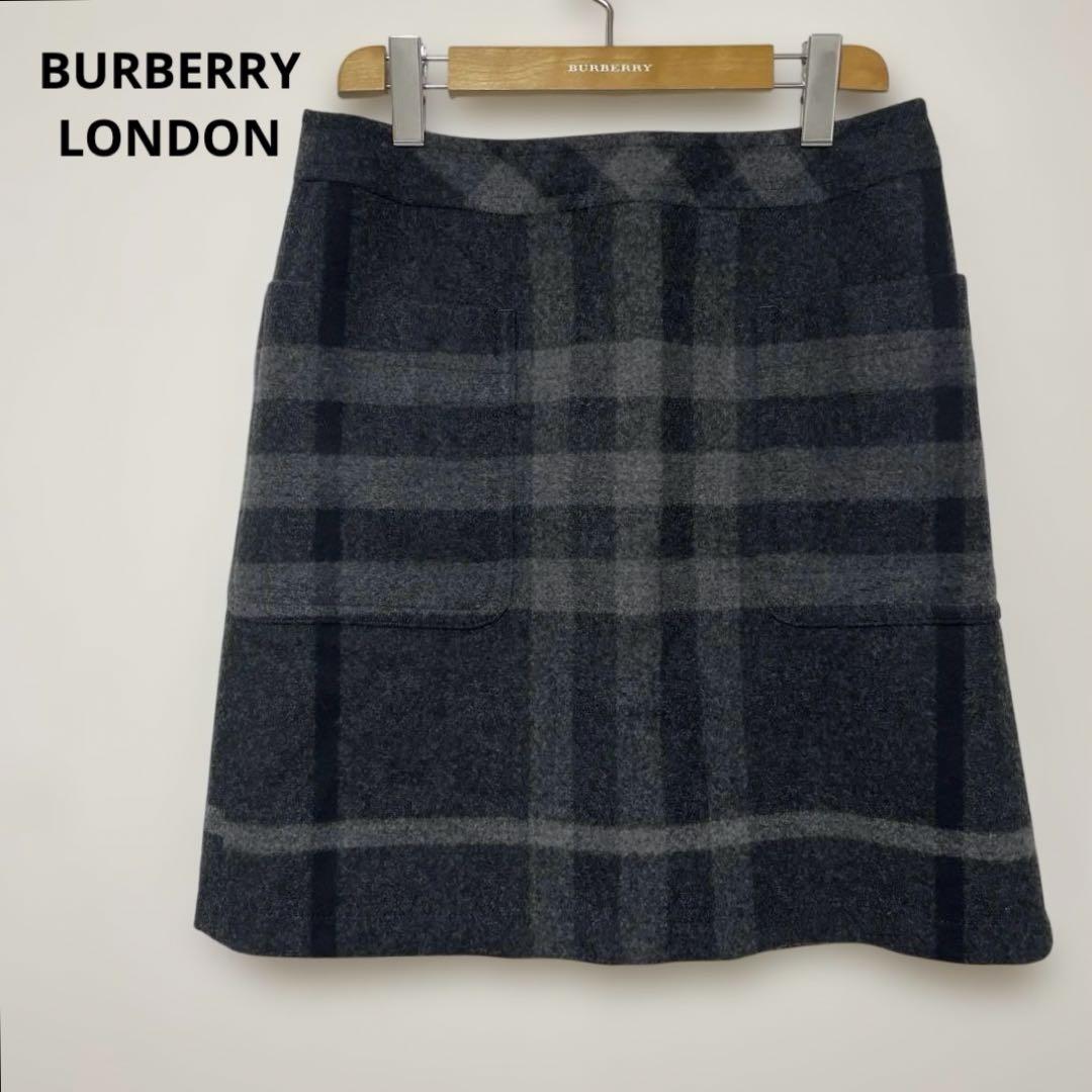 BURBERRY LONDON バーバリー ロンドン チェック スカート 44