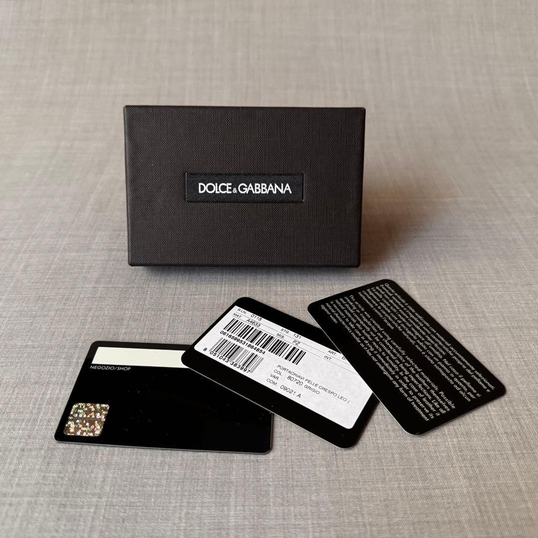 未使用 Dolce&Gabbana 6連キーケース ラウンドファスナー