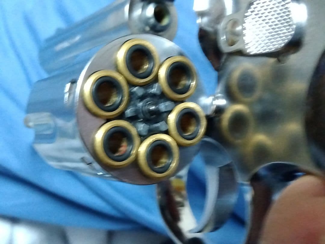 ジャンク　マルシン シルバーリボルバー　M64