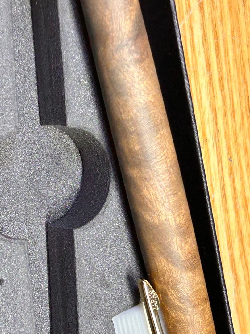 野原工芸シャーペン　マーブルウッド