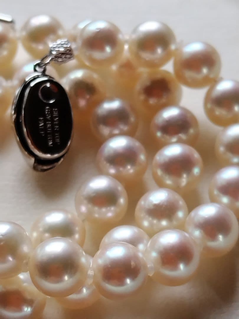 【鑑別書】アコヤ真珠 ネックレス