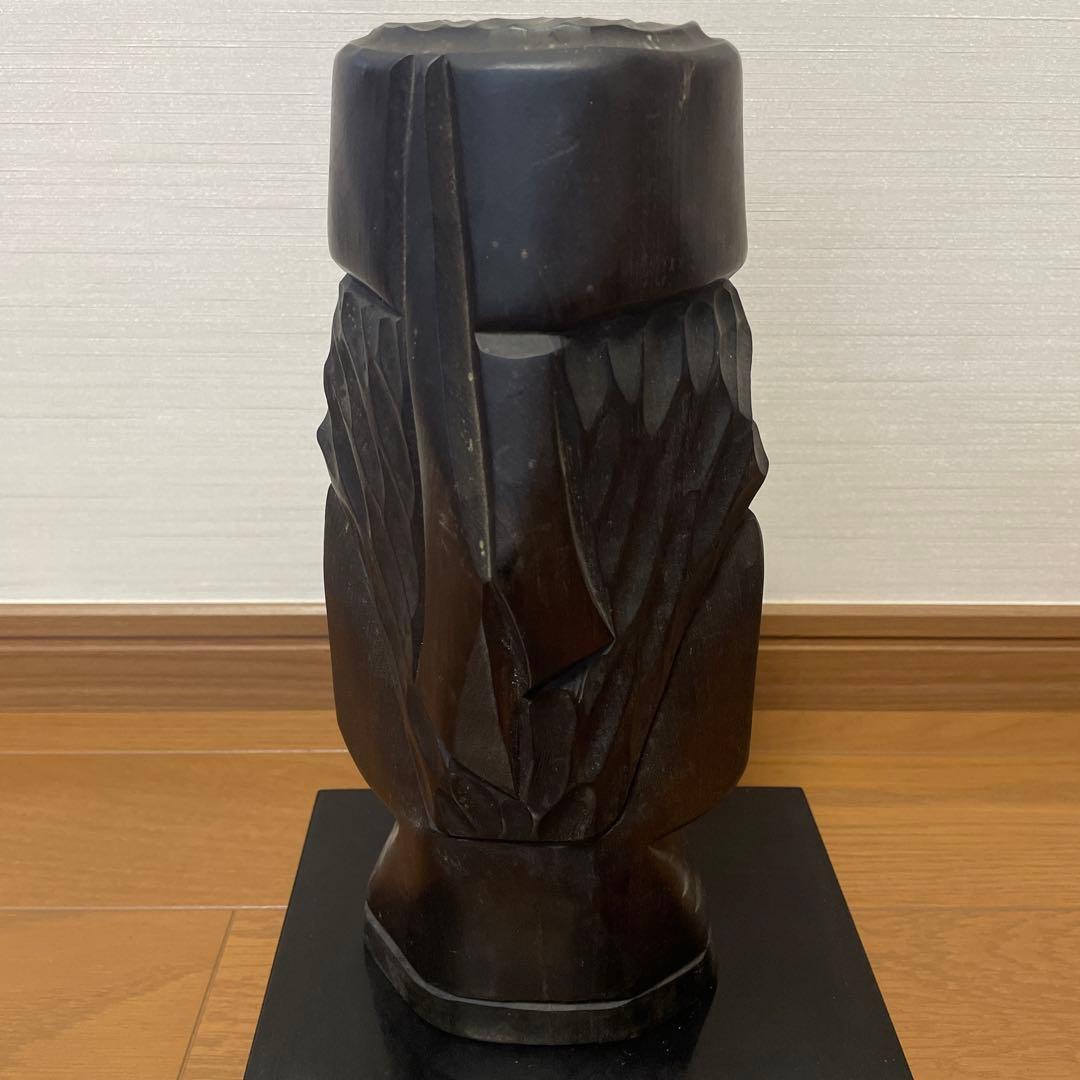 アイヌ木彫り 民芸品 1960年代 ヴィンテージ ニポポ人形 民芸品 置物 夫婦