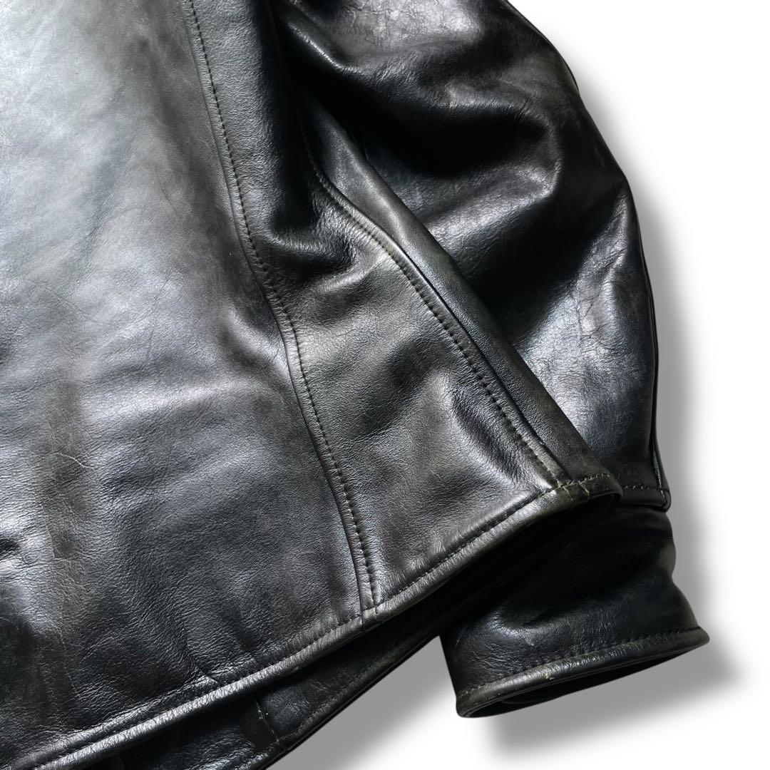 フォースピード 胸スタッズ付き ラグラン ライダース ジャケット