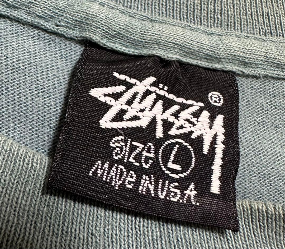 80s old stussy tシャツ 「 GOODS」 黒タグ