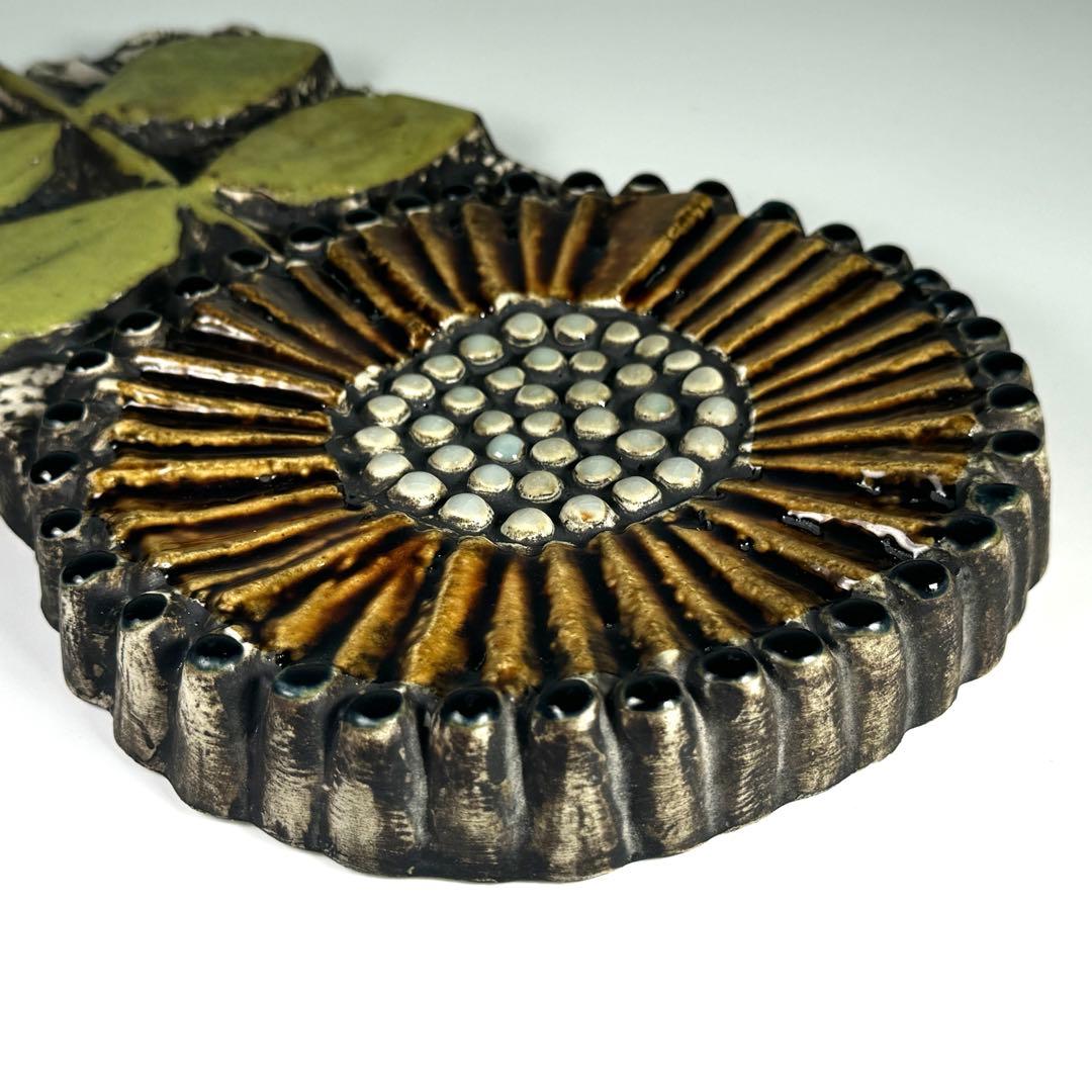 ■極美品 リサラーソン LISA LARSON ひまわり 陶板 グスタフスベリ