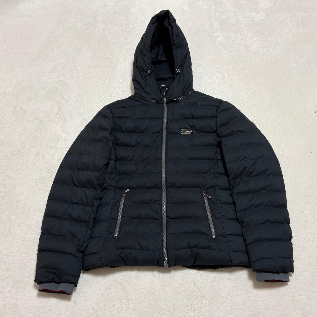 LANVIN SPORT 中綿入り フードジャケット レディース 42 ブラック