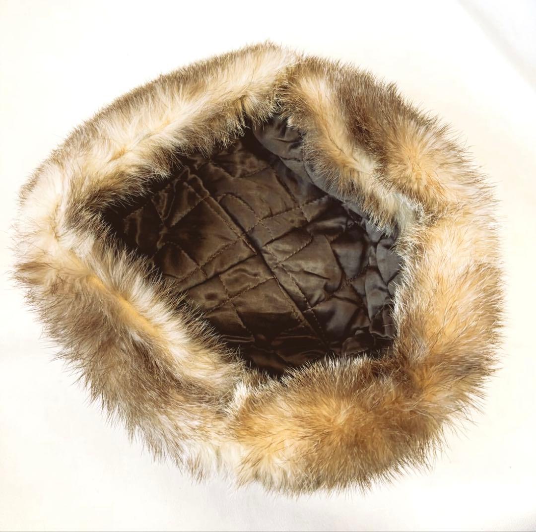 y*y様 Vintage リアルファー レザー フライト キャップ 帽子 ボンバ