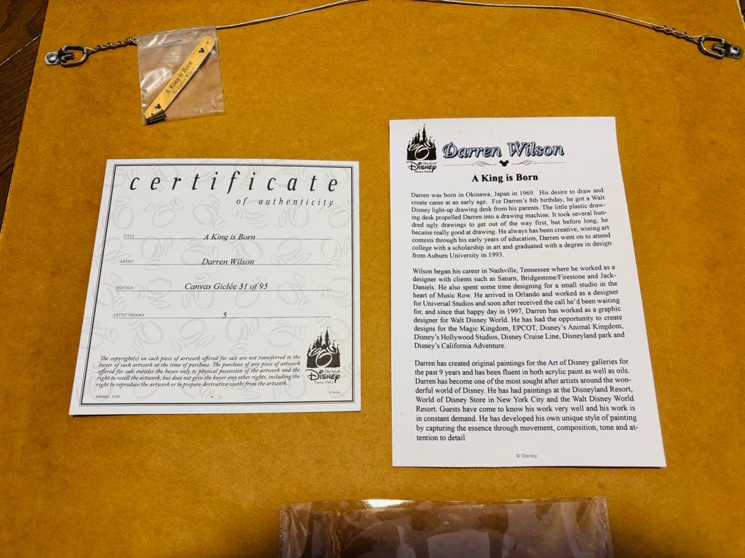 Darren Wilson 油彩画 A King is Born