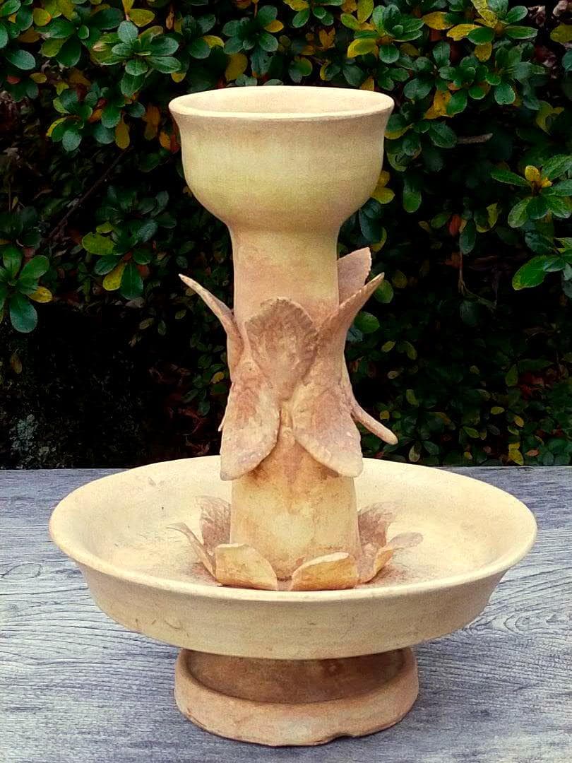 ♥中国　発掘品　高杯　骨董品