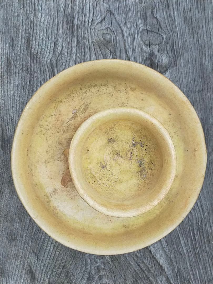 ♥中国　発掘品　高杯　骨董品