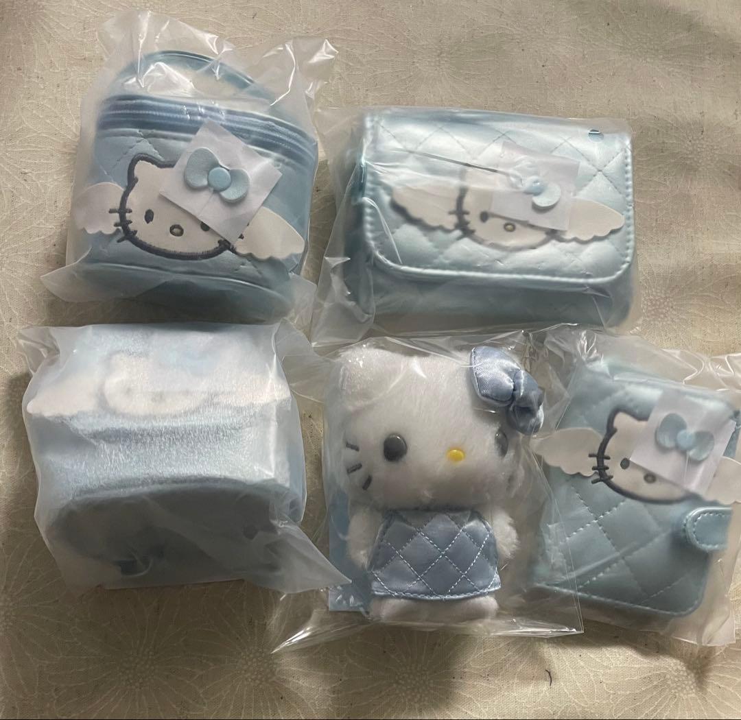 サンリオ ミニチュアキルトシリーズ 水色 キティ エンジェル 天使 コンプに近い