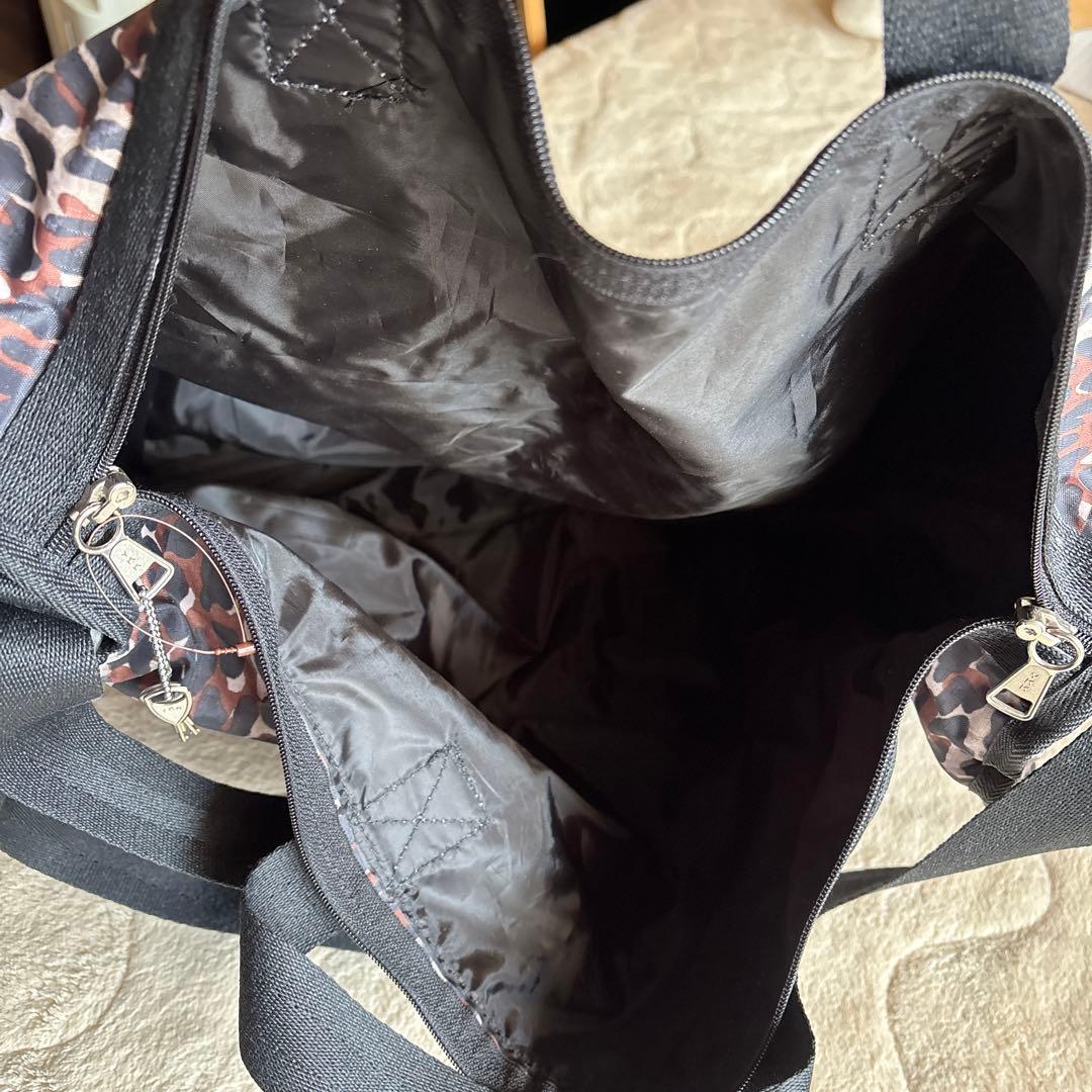 レスポートサック　レオパード柄 ボストンバッグ