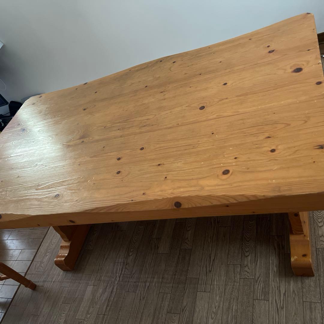 無垢材ダイニングテーブルのみ