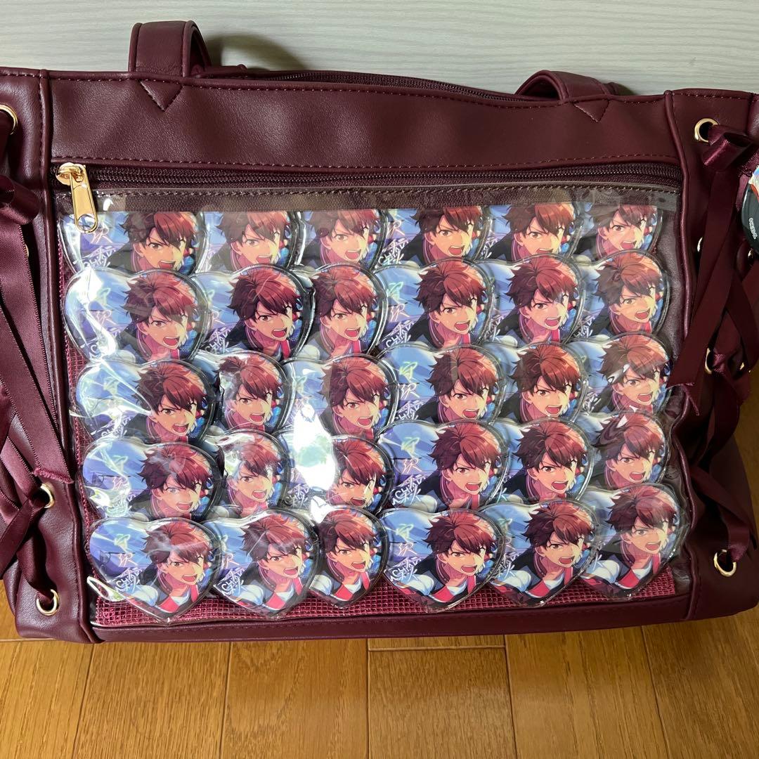 あんスタ 守沢千秋缶バッジ A4痛バ 願望缶