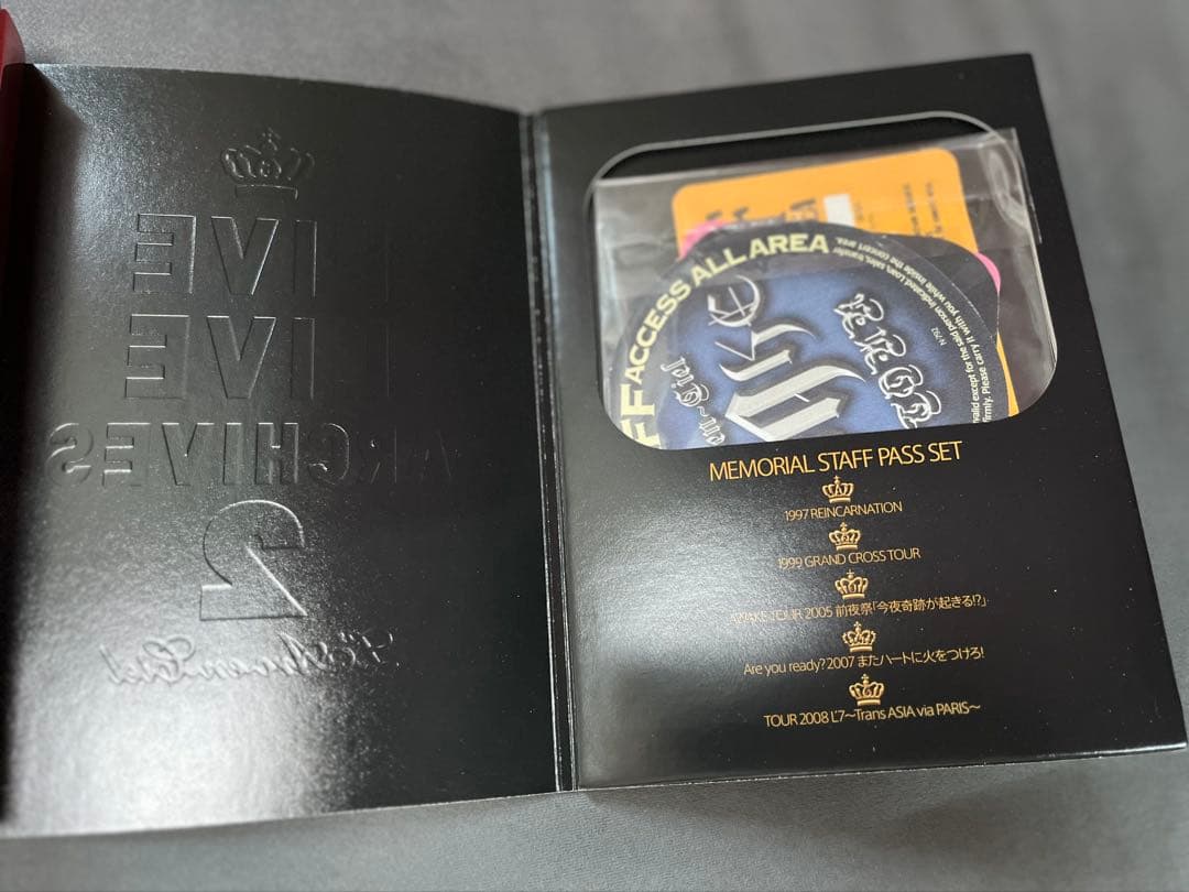 ラルク L'Arc FIVE LIVE ARCHIVES 2 DVD