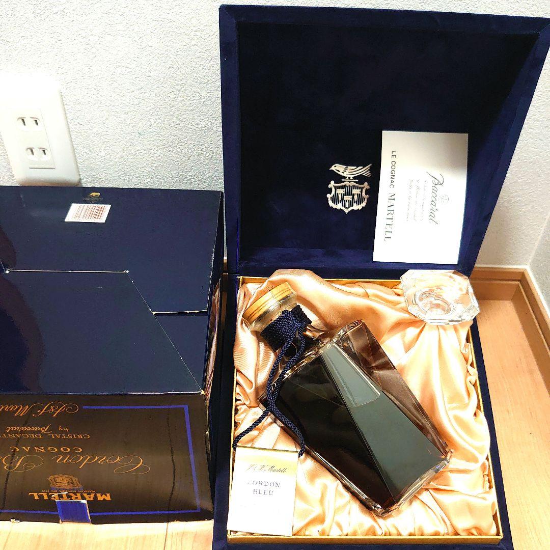 未開封・マーテル コルドンブルー バカラ クリスタル 箱・替え栓・冊子あり