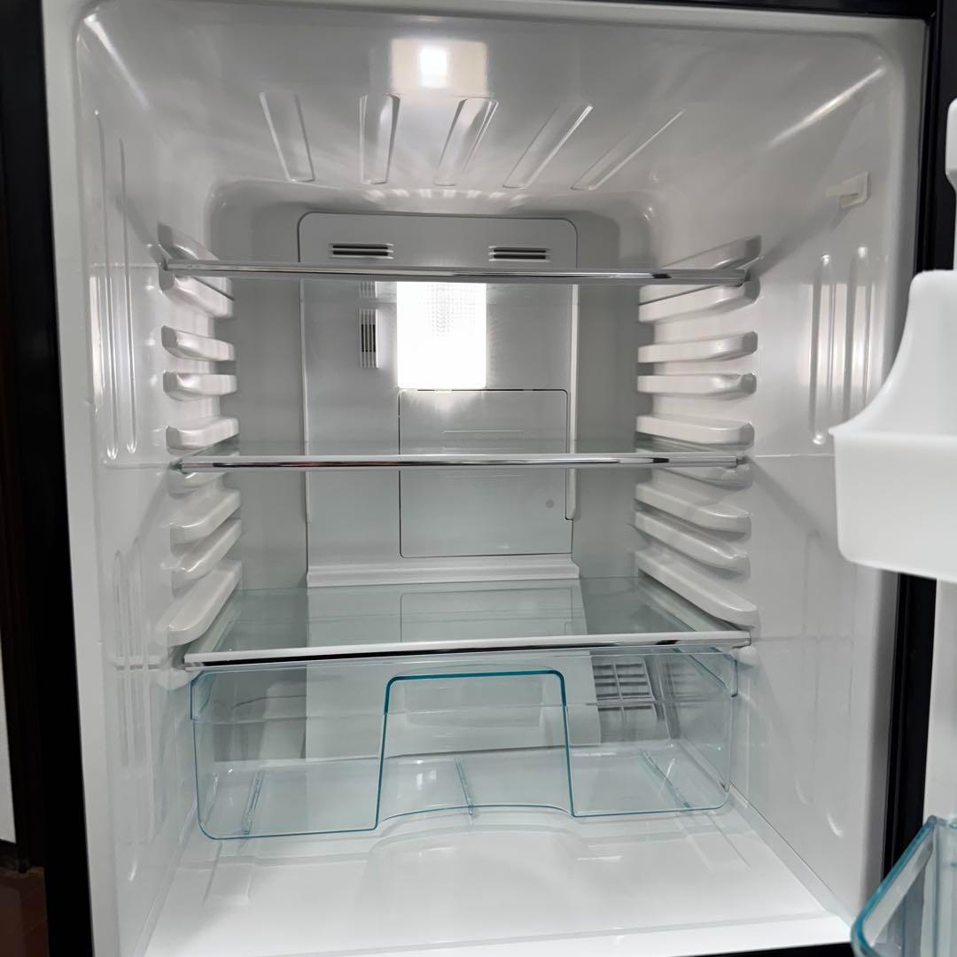 コンパクト2ドア冷蔵庫 黒