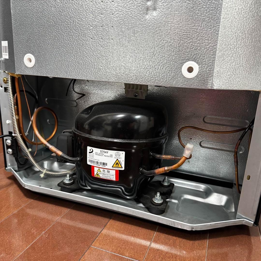 コンパクト2ドア冷蔵庫 黒